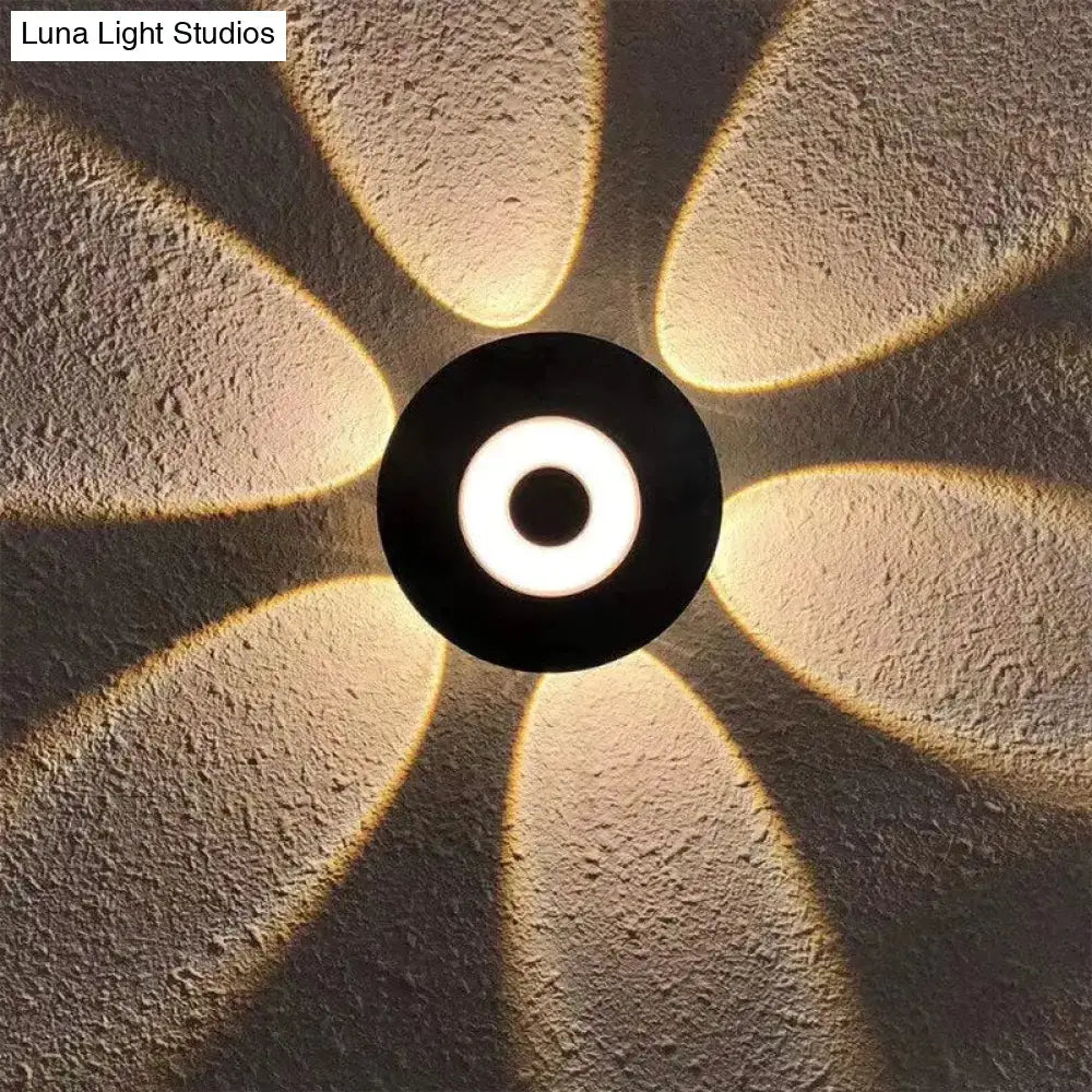 Black Outdoor Wall Sconce