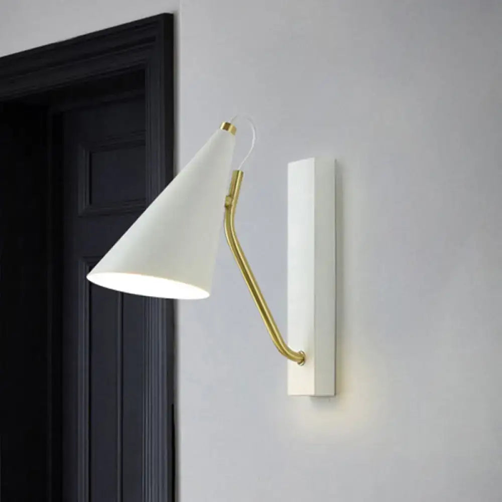 Black Cone Wall Sconce