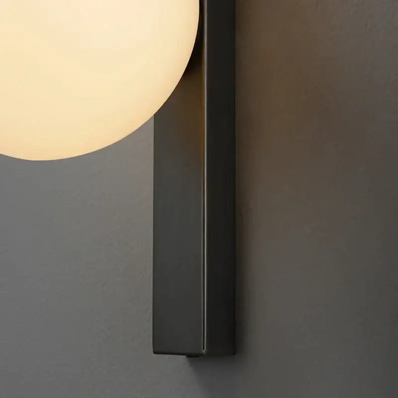 Black Copper Globe Sconce