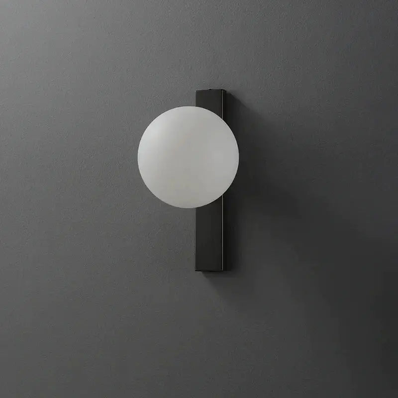 Black Copper Globe Sconce