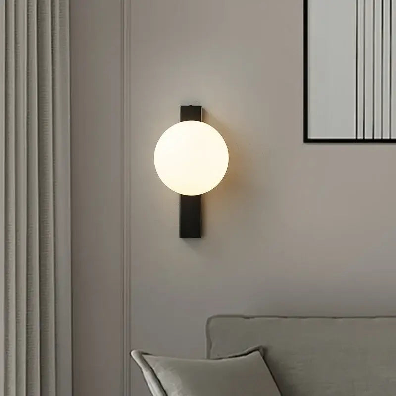 Black Copper Frosted Globe