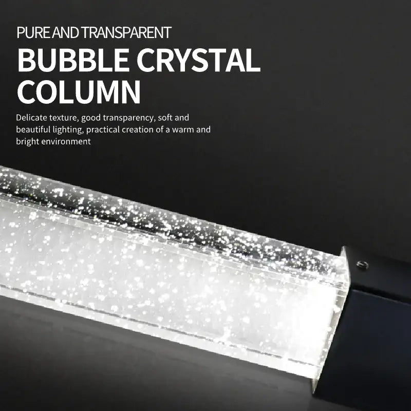 Black Crystal Bubble Chandelier