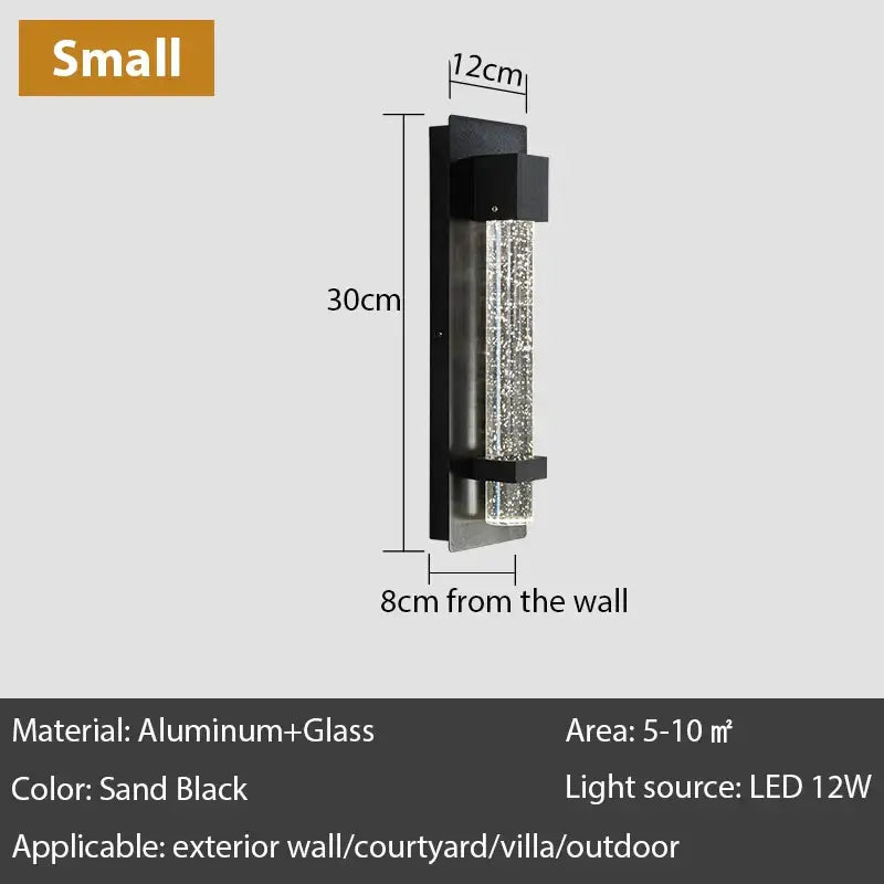 Steel Bubble LED Wall Lamp