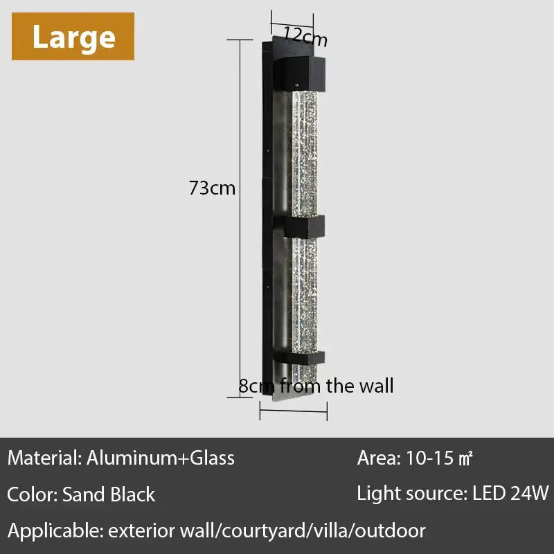 Steel Bubble LED Wall Lamp