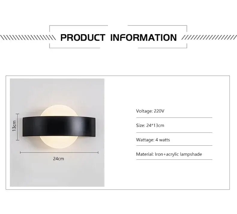Black Curved Kitchen Light