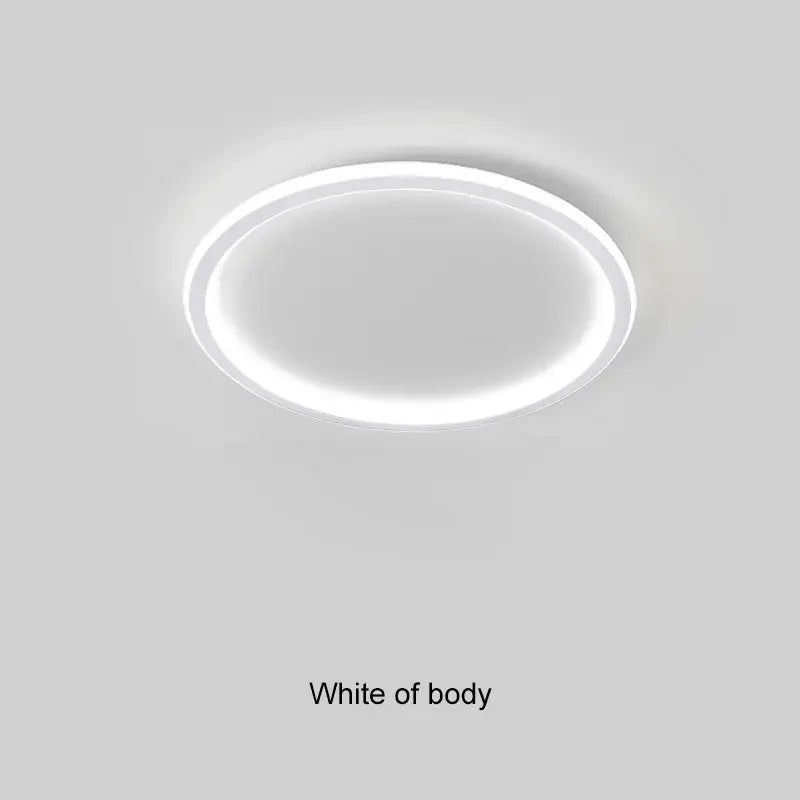 Black Ring Ceiling Light