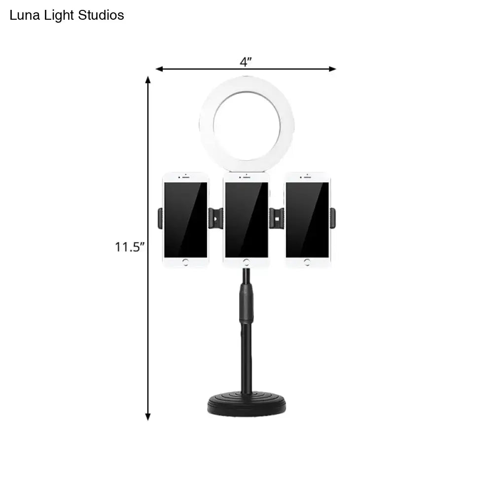 Black Ring Wall Light