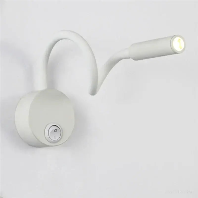 Black Gooseneck Wall Sconce for Reading Nook