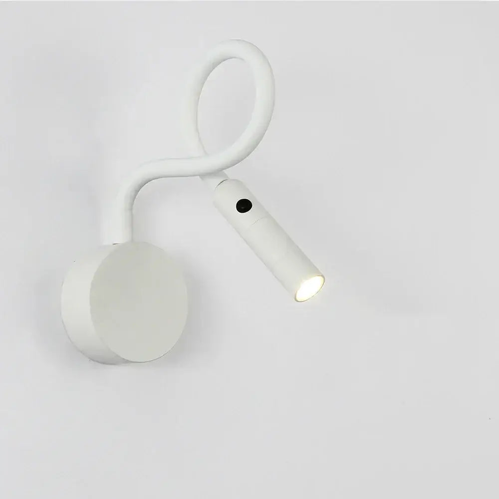 Black Gooseneck Wall Sconce for Reading Nook