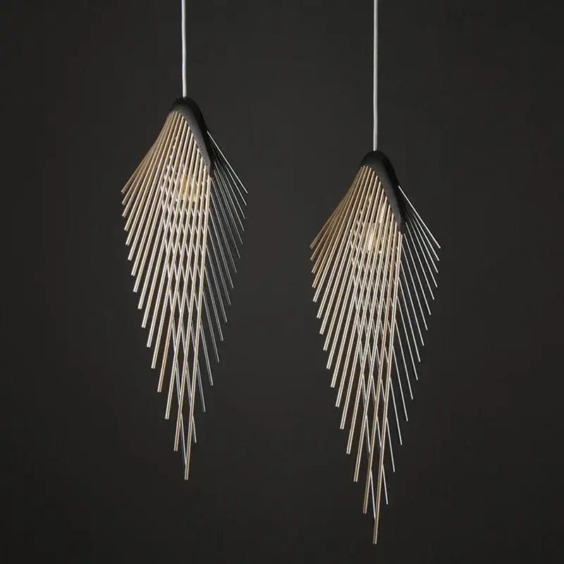 Black Wing Pendant Light