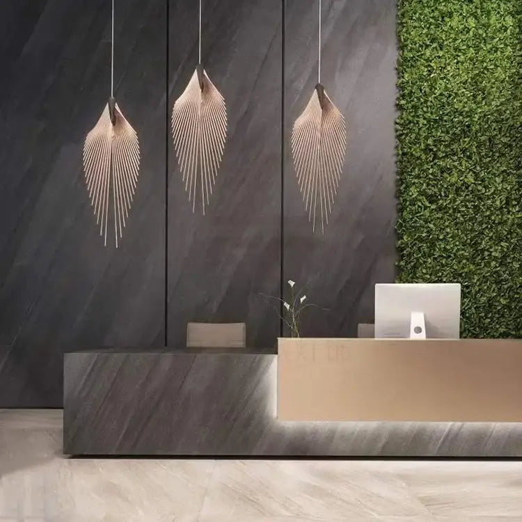Black Wing Pendant Light