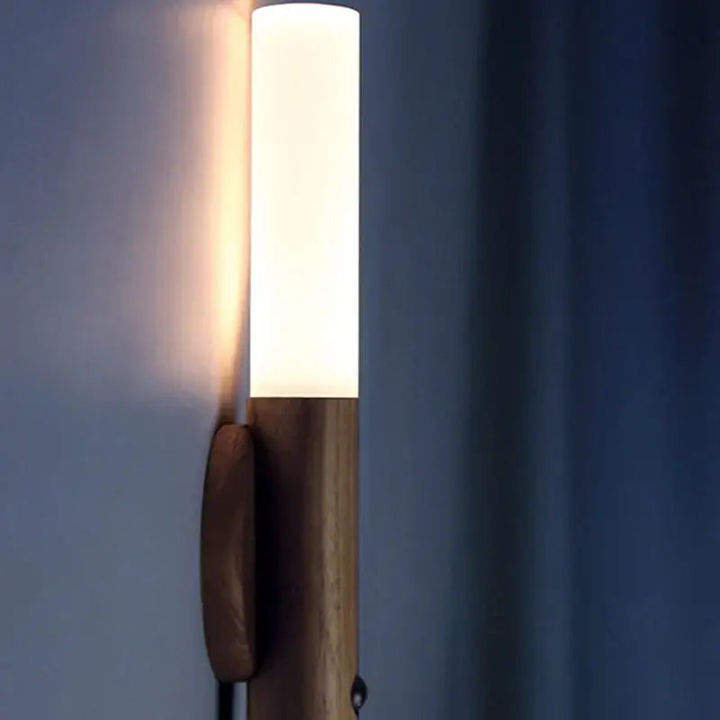 Black Frosted Glass Sconce Three-Color Dimming