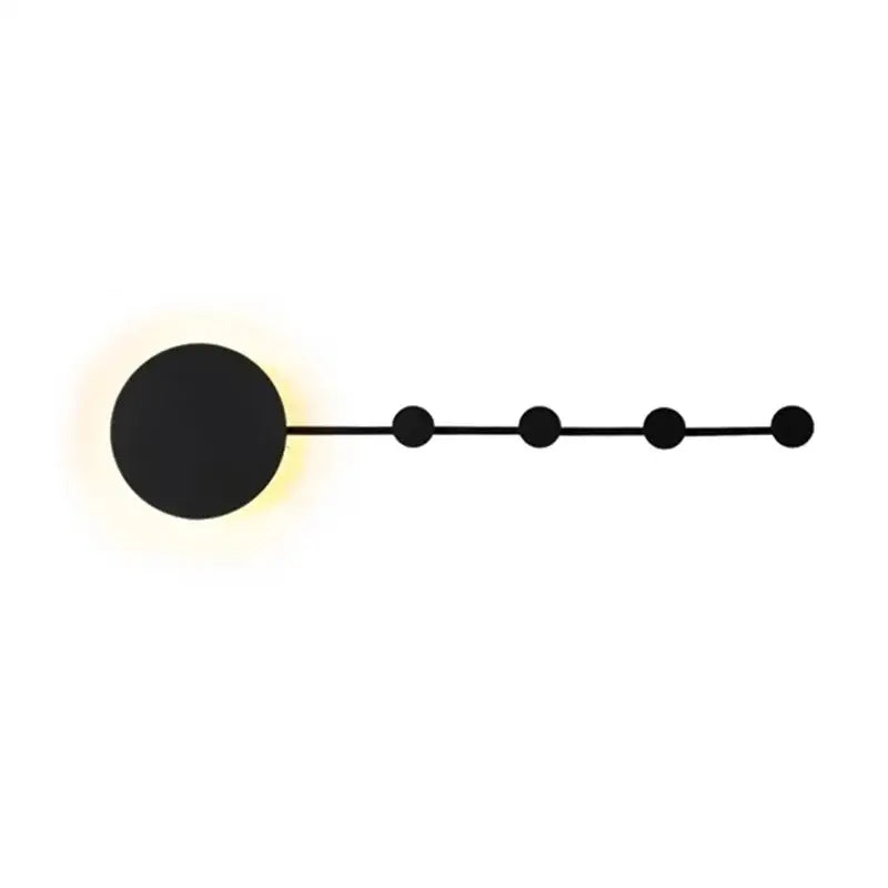 Black Iron Nordic Living Room Wall Sconce