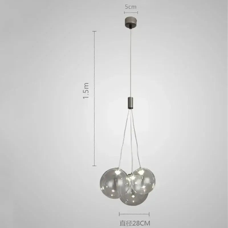 Smoke Gray Pendant Lamps