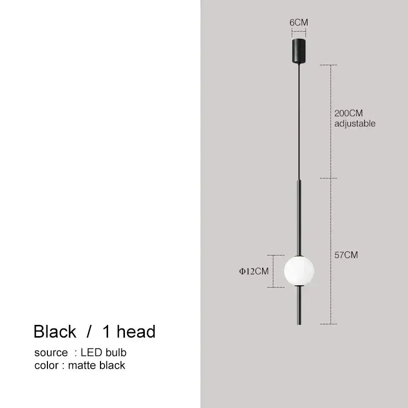 Black Glass Pendant Lights