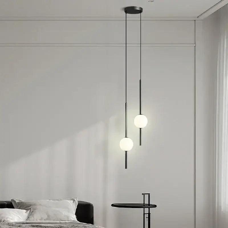 Black Glass Pendant Lights
