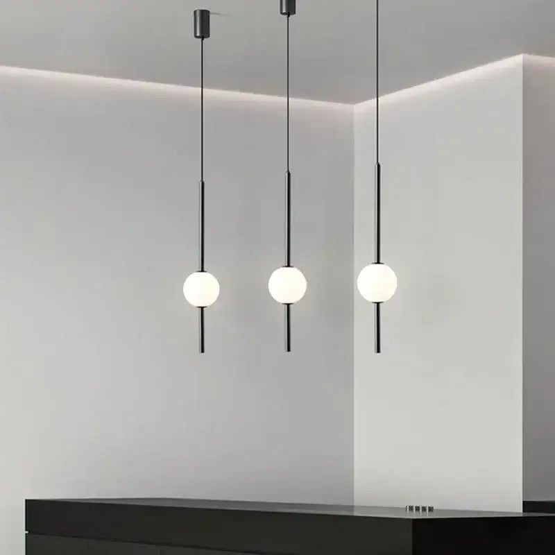 Black Glass Pendant Lights