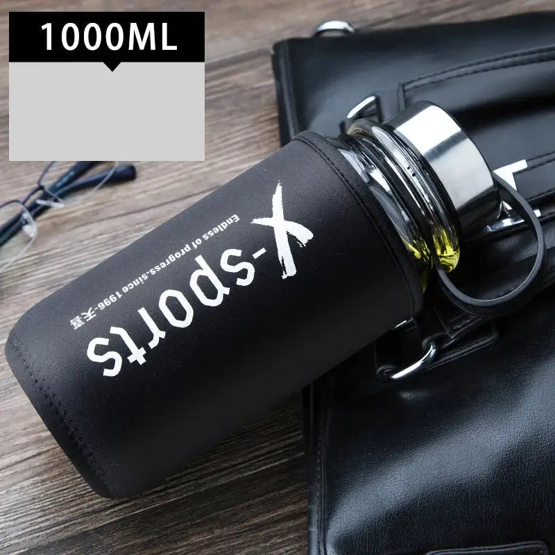 Black Glass Travel Tea Flask