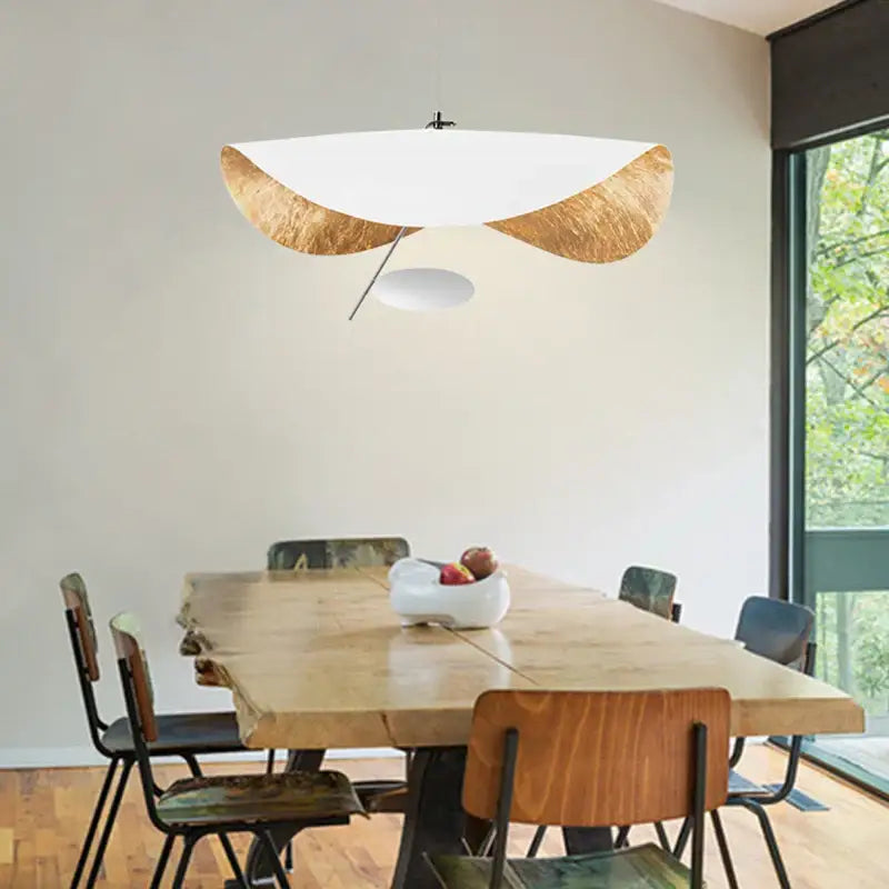 White Black Pendant Light