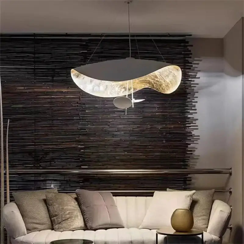 White Black Pendant Light