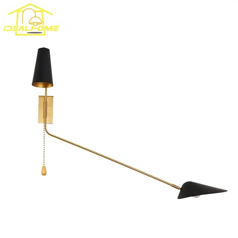 Black Gold Double Wall Sconce