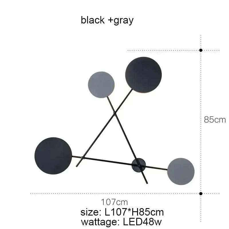 Black Gold Rotating Sconce