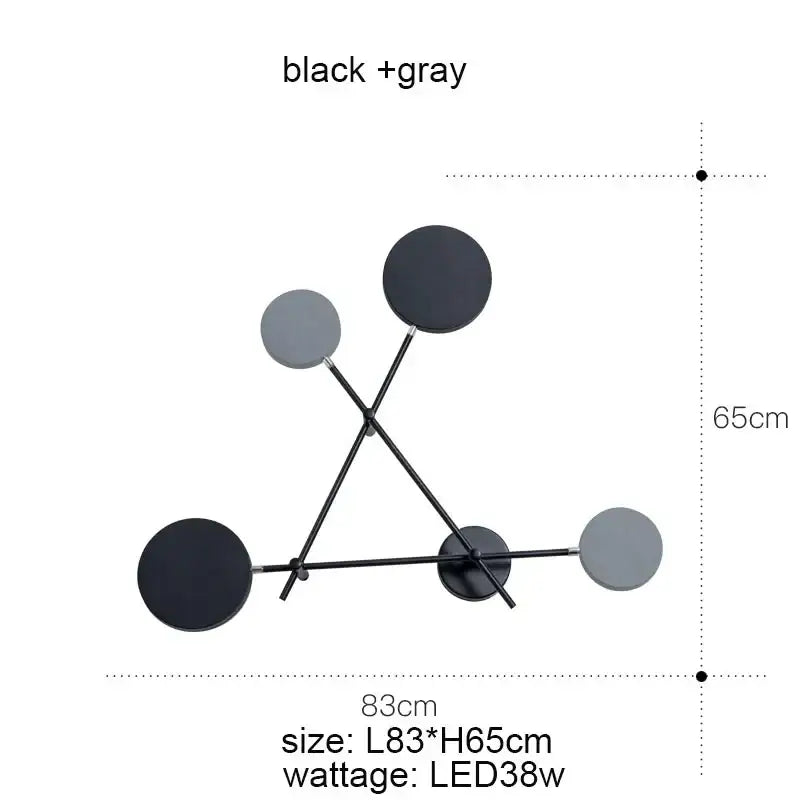 Black Gold Rotating Sconce