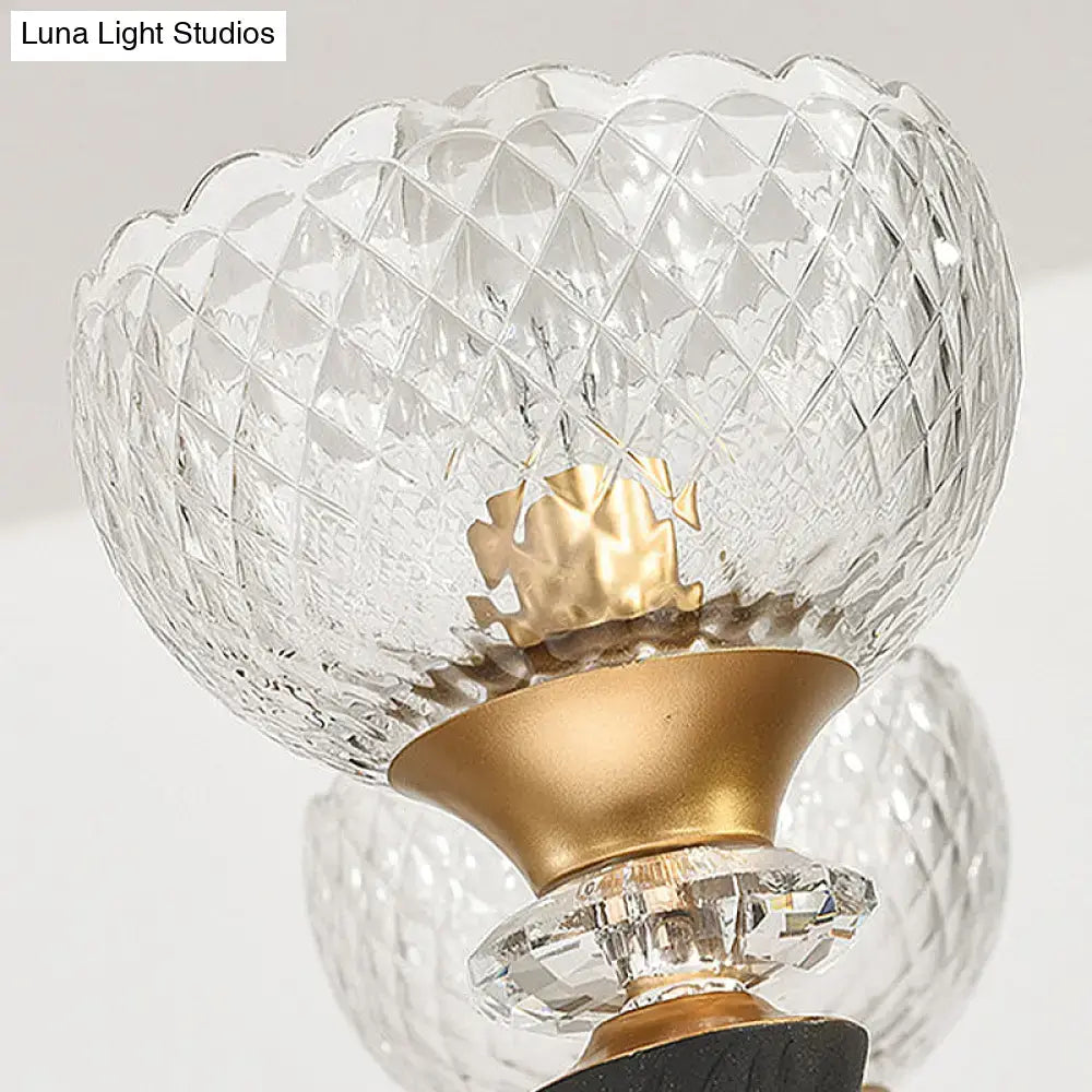 Black Gold Branch Sconce