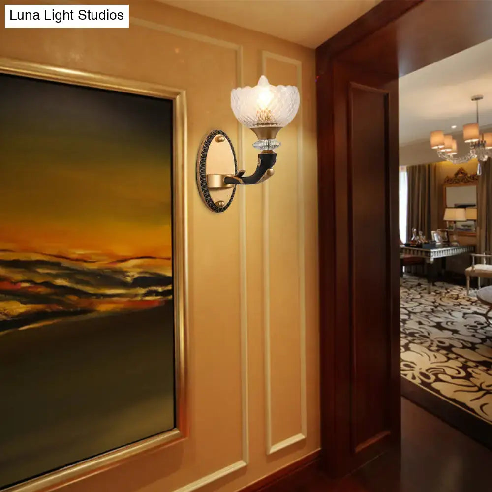 Black Gold Branch Sconce