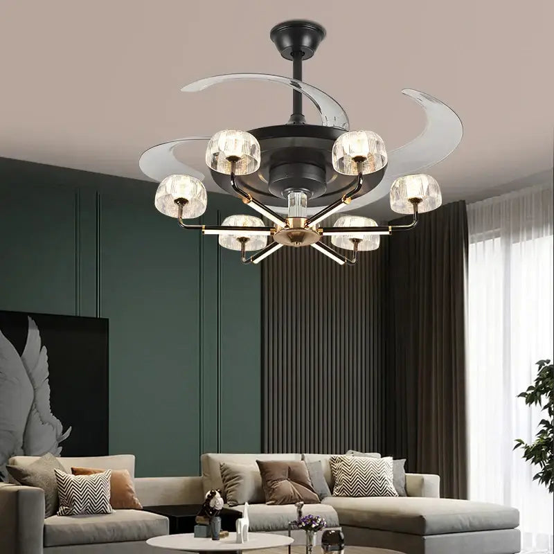 Black Gold Ceiling Fan