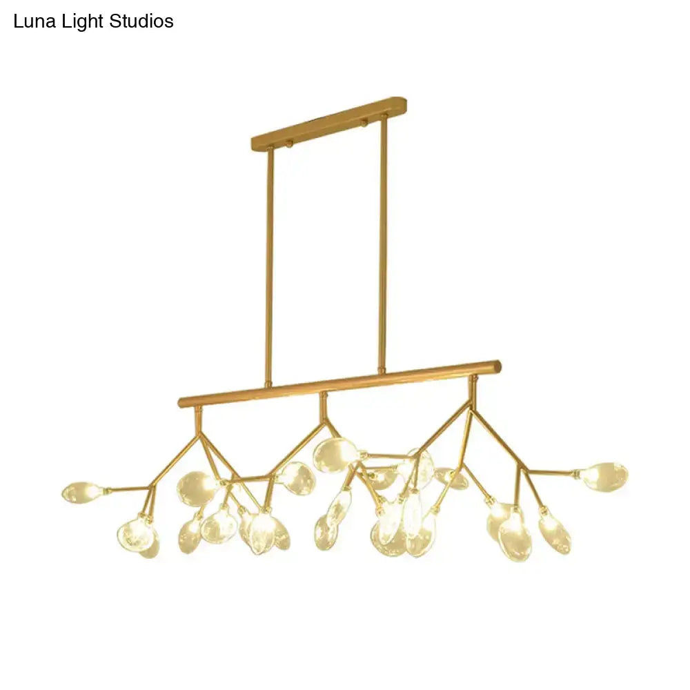 Black Gold Bubble Chandelier