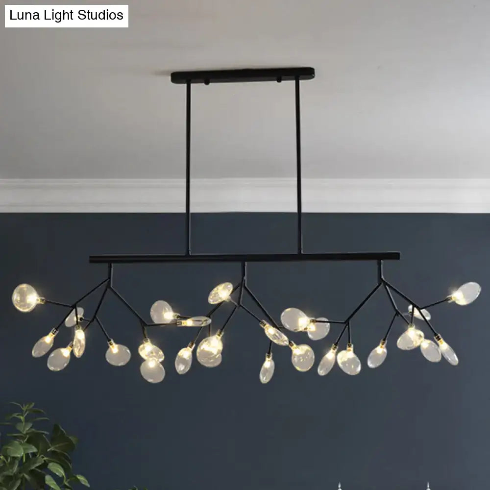 Black Gold Bubble Chandelier