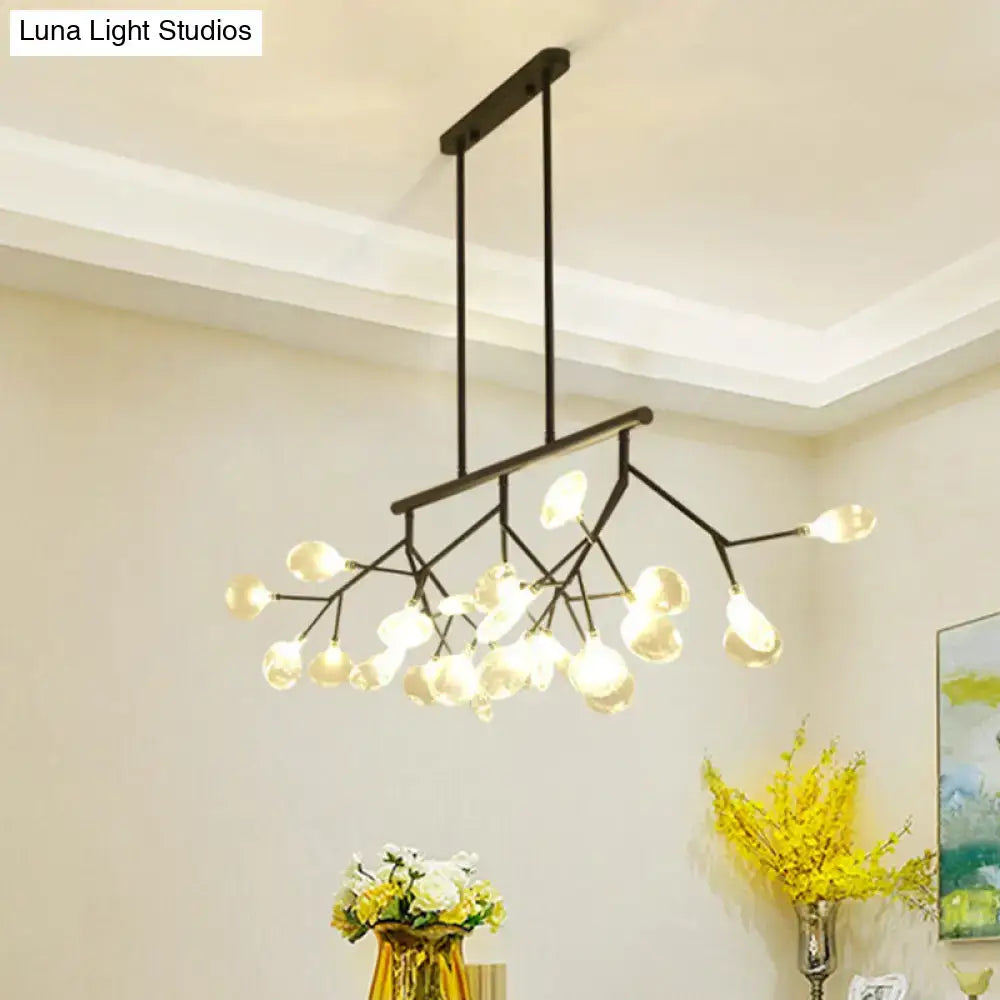 Black Gold Bubble Chandelier
