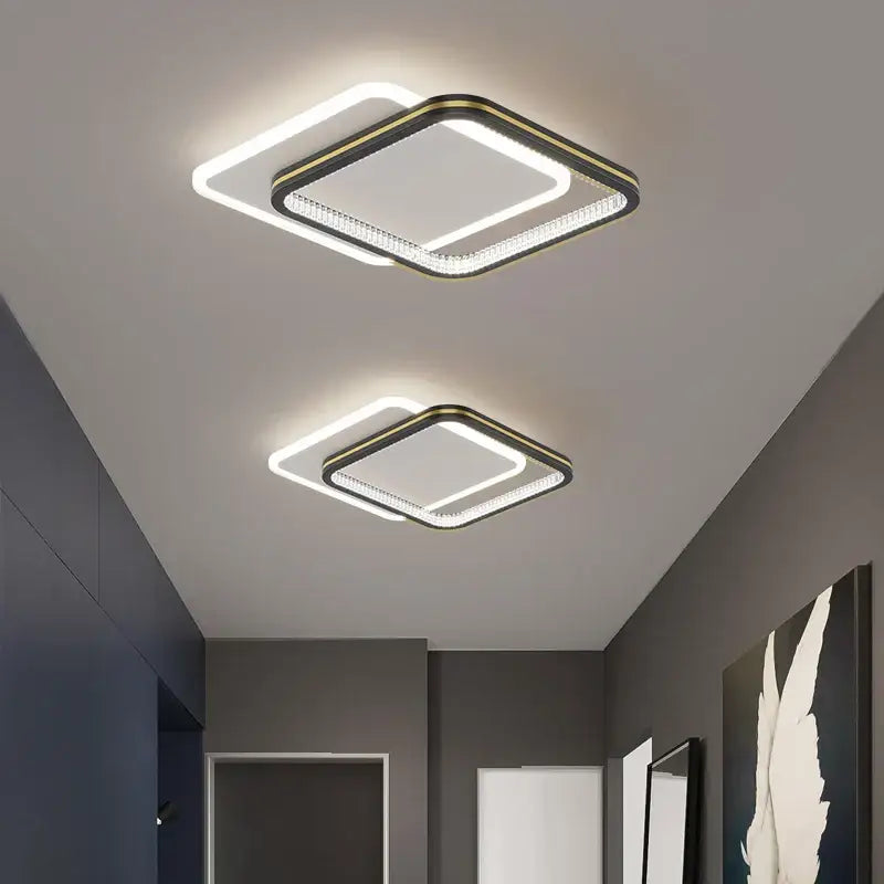 Black Crystal Ceiling Light Over 20 LED Bulbs