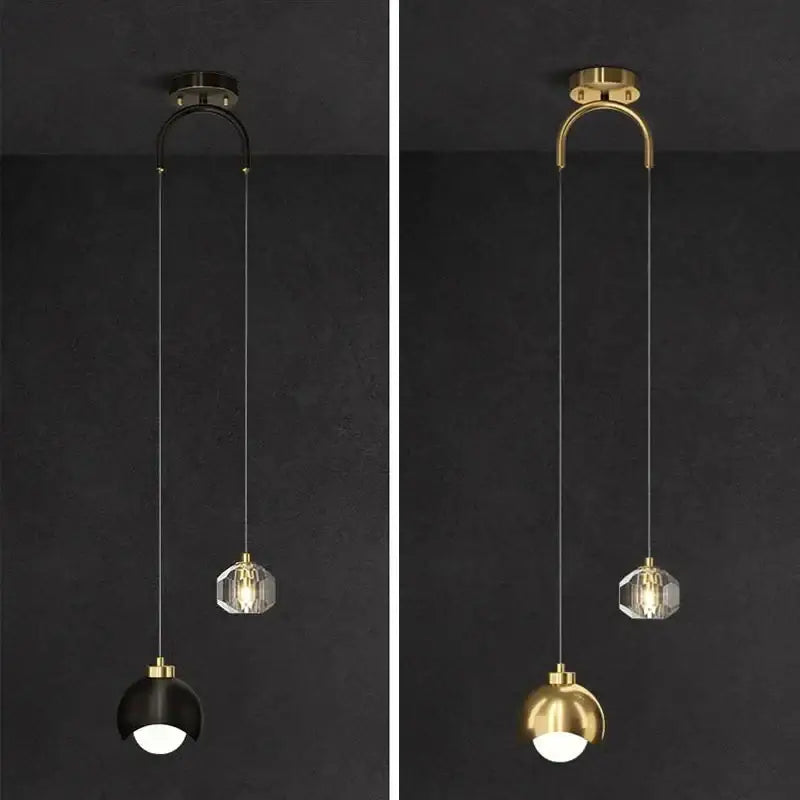 Gold Crystal Round Nordic Chandelier