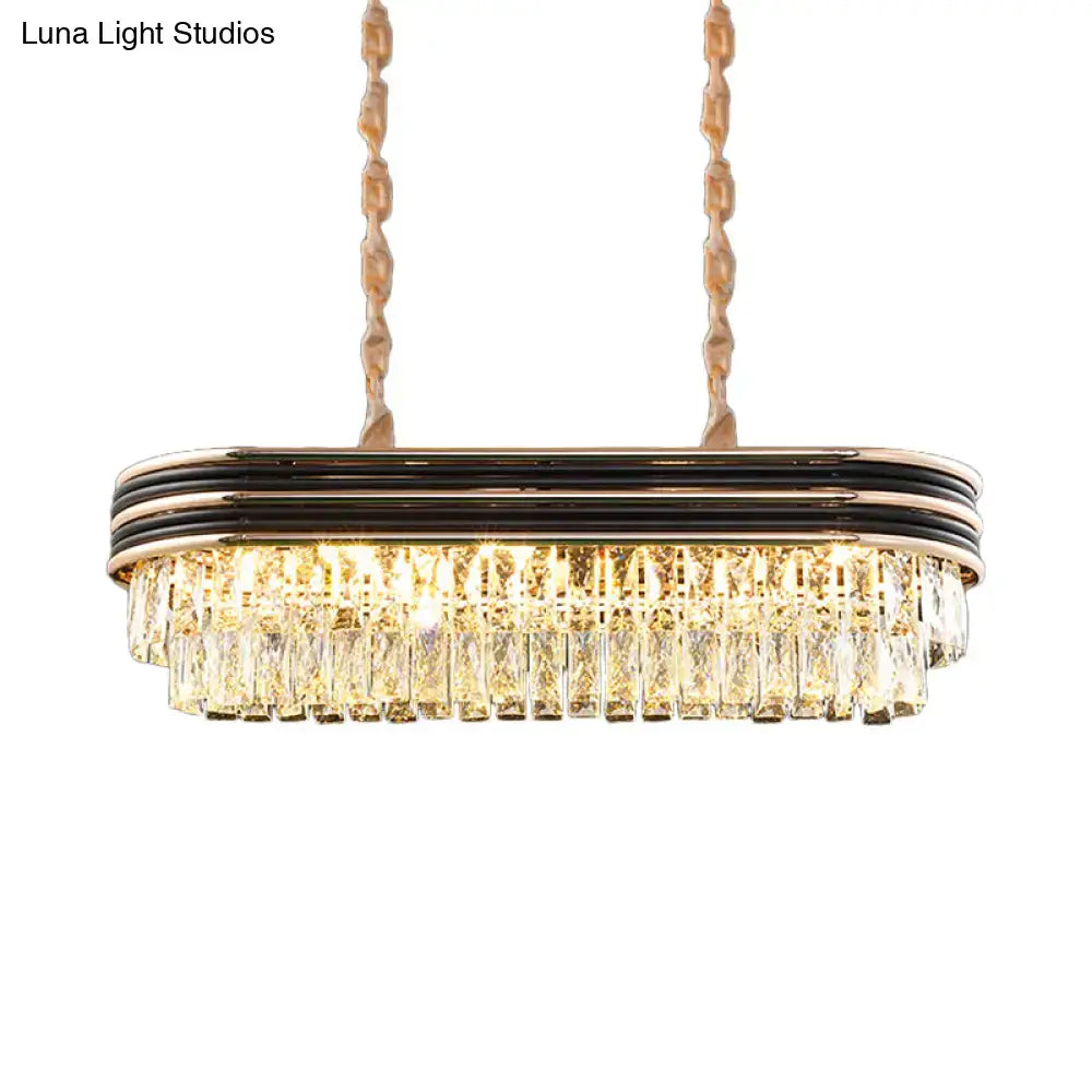 Black Crystal Pendant Lamp