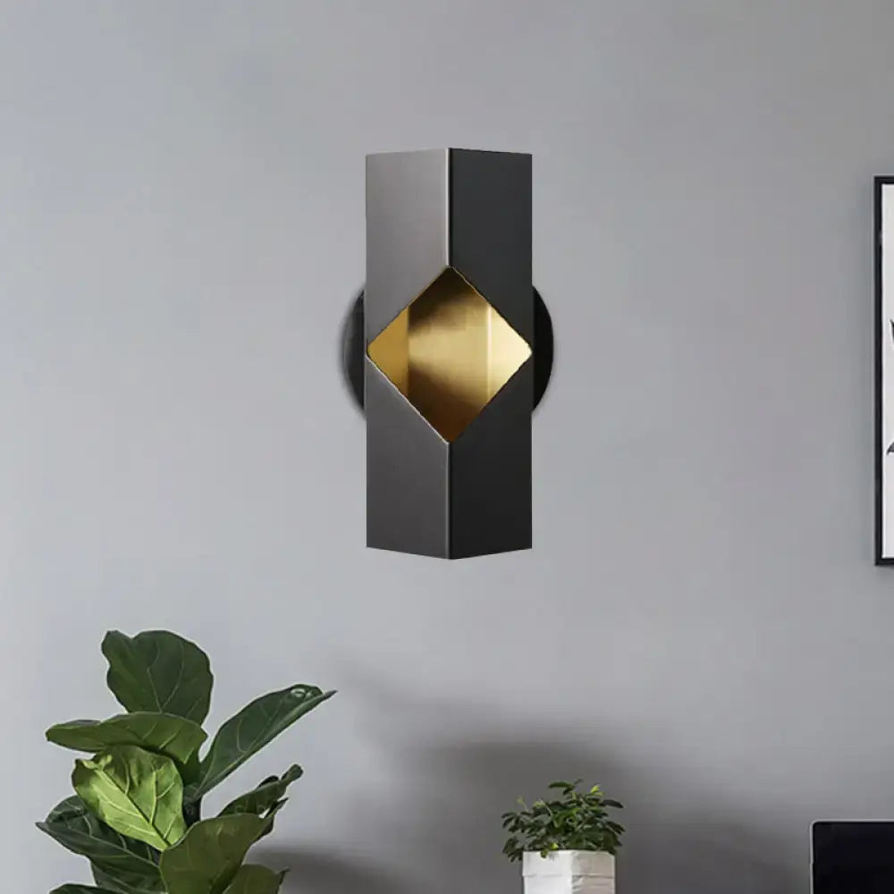 Black Iron Wall Sconce