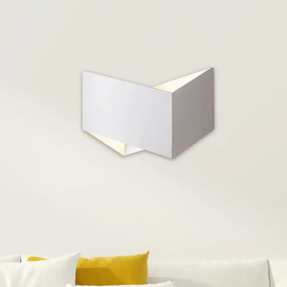 Black Geometric Stairway Wall Lamp