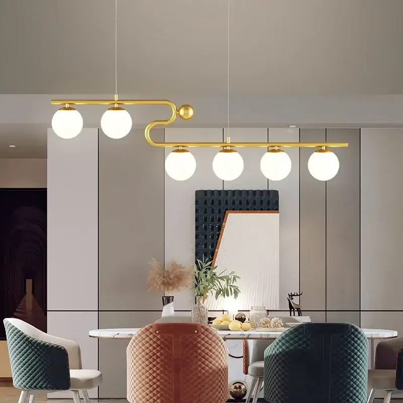 Glass Ball Pendant Light Star or White Glass