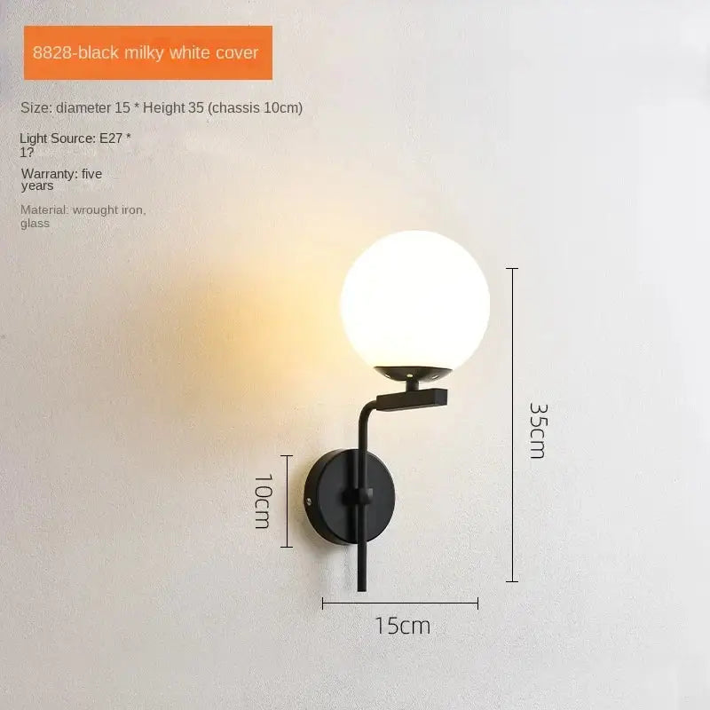 Gold Black Wall Sconce
