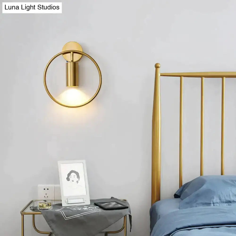 Black Gold Irwin Sconce