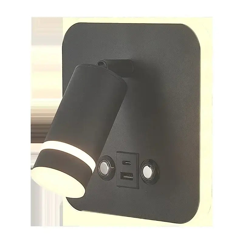 Black USB Reading Wall Lamp