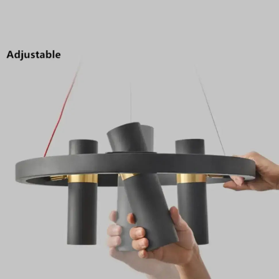 Black Circle Pendant Light