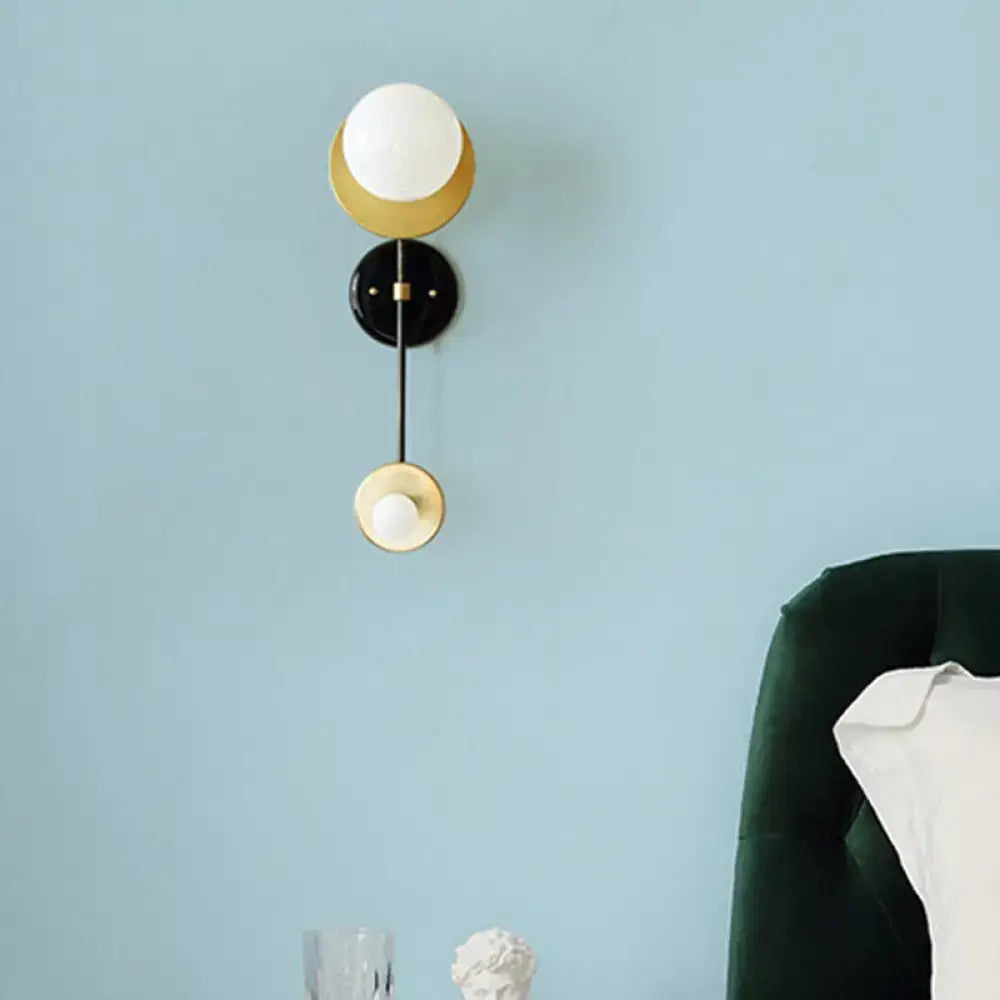 Gold Opal Wall Light Fixture