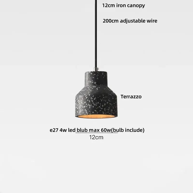 Terrazzo Stone Pendant Lamp