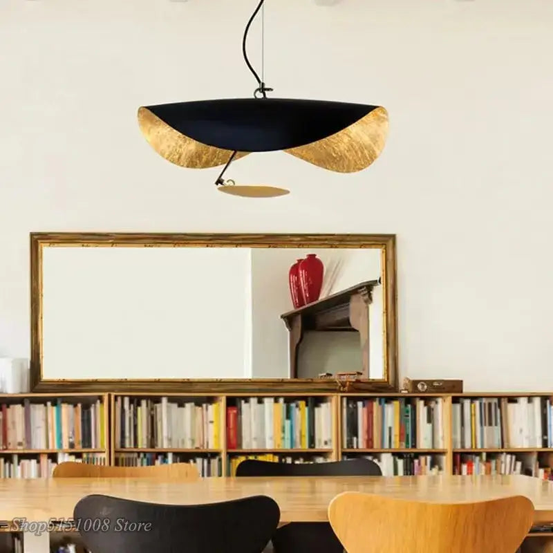 Gold Texture Pendant Light