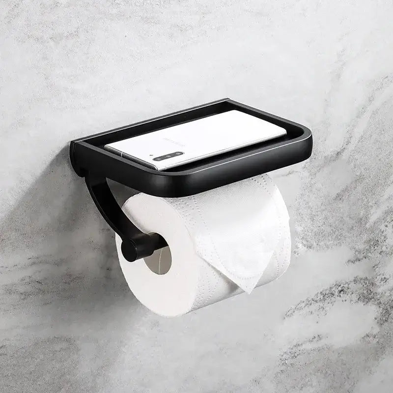 Black Marble Tissue Holder