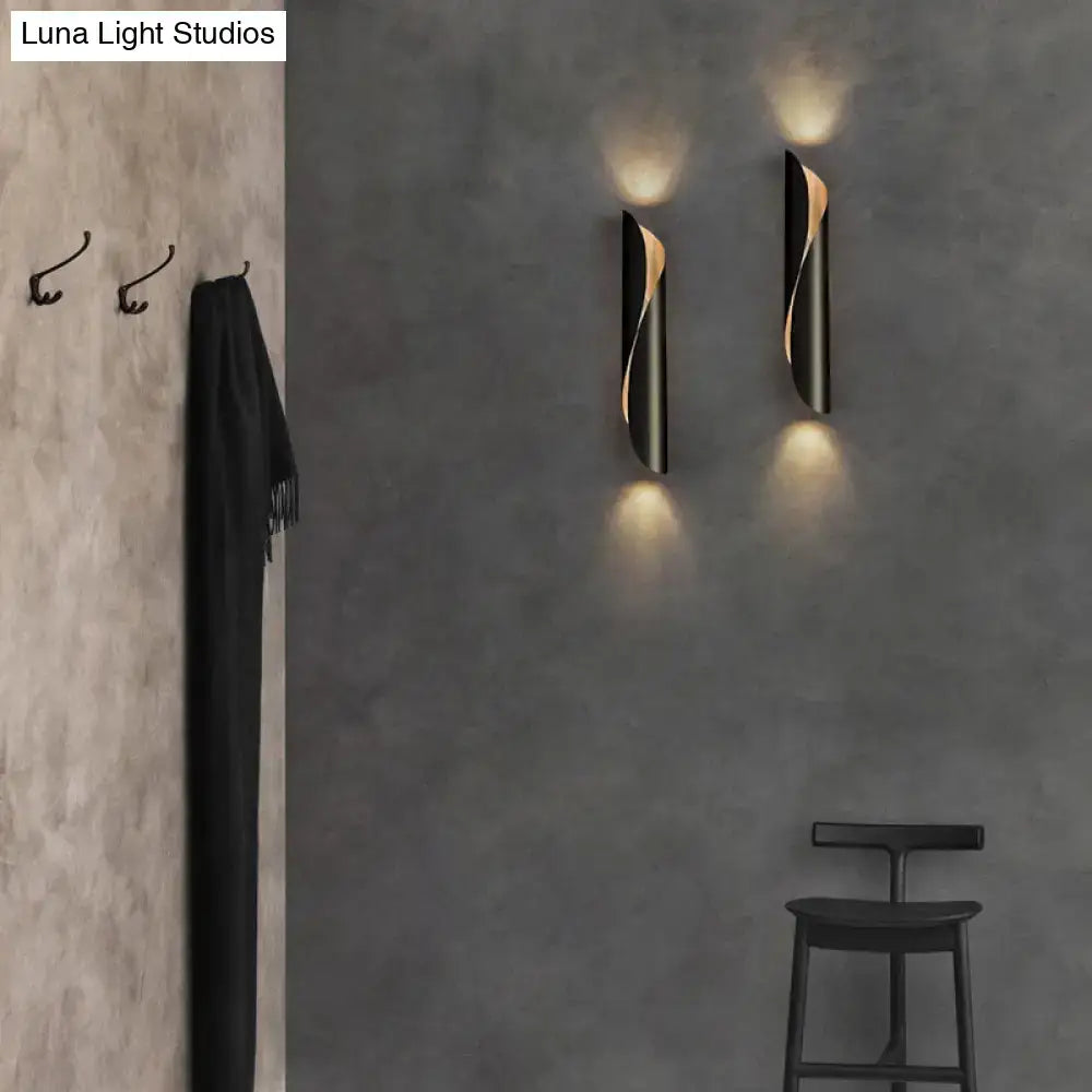 Black Gold Corridor Sconce
