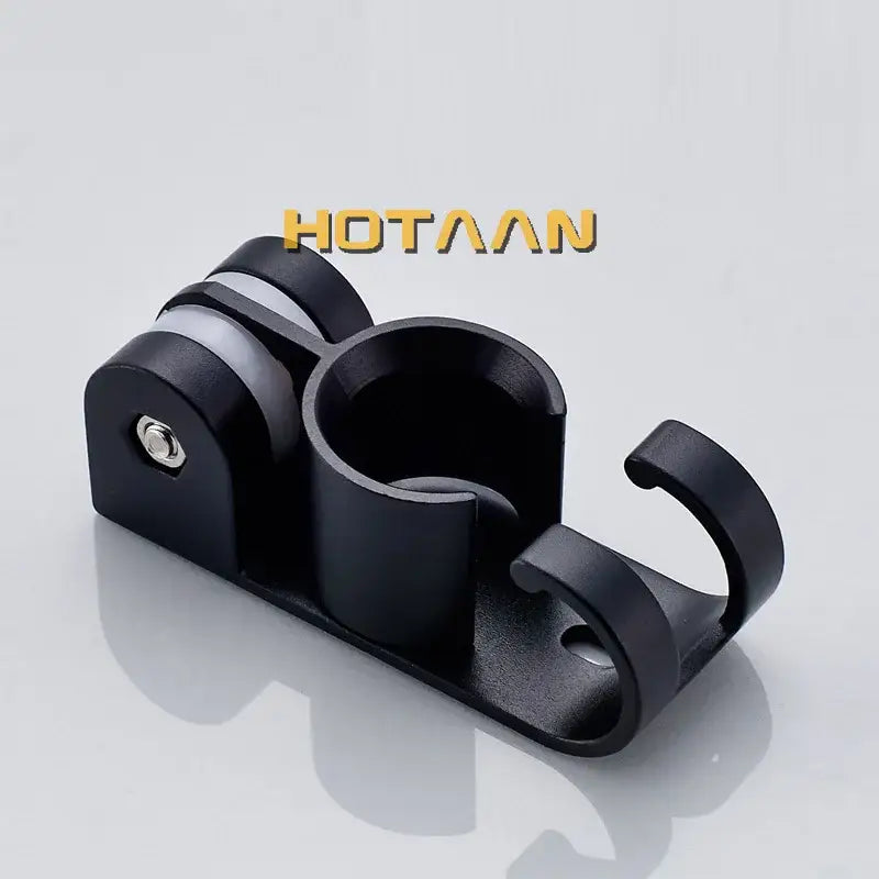 Black Aluminum Shower Holder