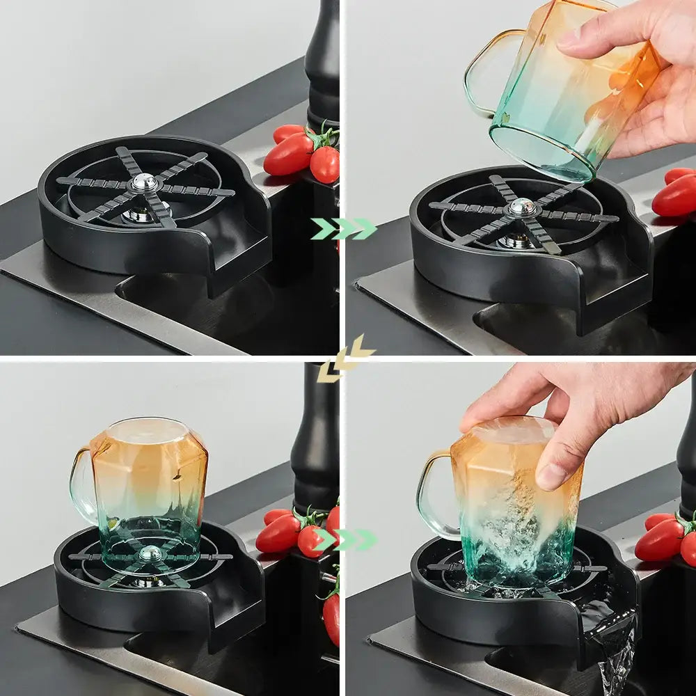 Black High Pressure Cup Washer